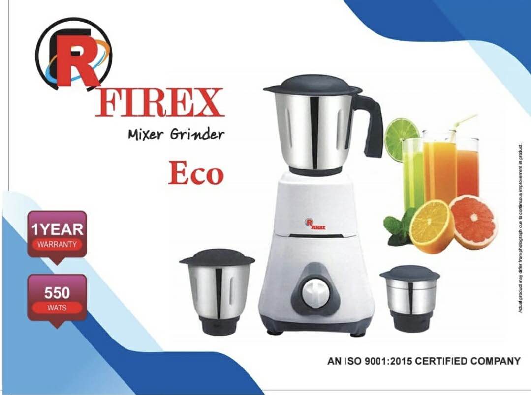 Firex Eco 550W Mixer Grinder with 3 Jars