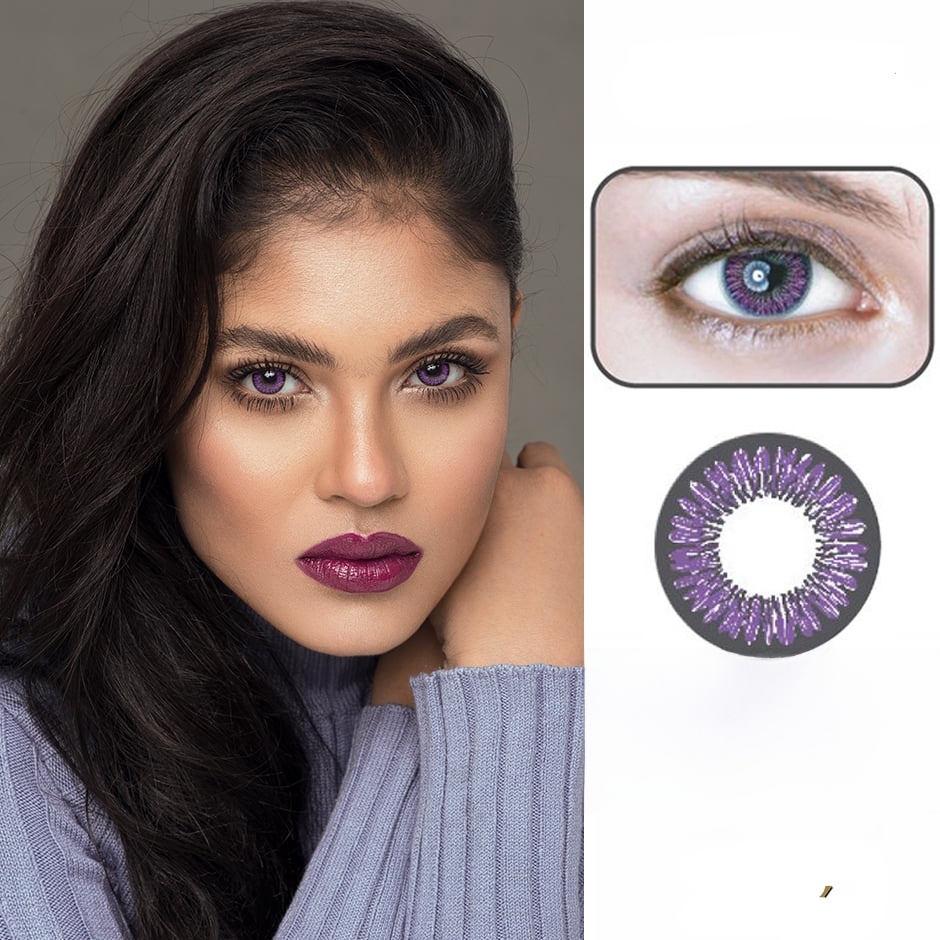 Amethyst Purple Contact Lenses
