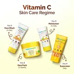 Mamaearth Vitamin C Daily Glow Sunscreen SPF 50 PA++++ – In-Vivo Tested (ISO 24444:2019 Certified, CTRI/2025/05/087276) - 50g - Available at AfnoBazar Nepal
