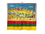 Tibetan Buddhist Potala Palace Wall Hanging Tapestry Brocade Nepal Sacred Décor - Available at AfnoBazar Nepal