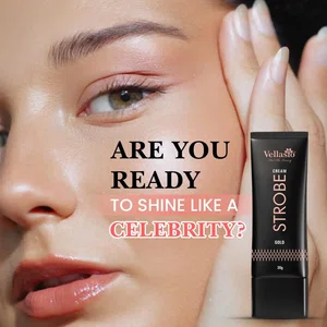 Strobe Cream Gold Face Illuminator & Primer For Dewy Glow, Hydration, Non-Comedogenic (All Skin Types) 30g - Available at AfnoBazar Nepal