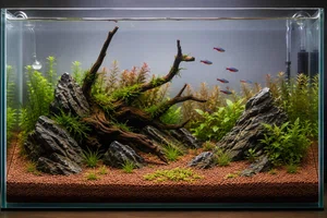 Red 100% natural aquarium soil 1kg - Available at AfnoBazar Nepal