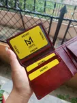 Medro Premium Genuine Leather Bi-Fold Wallet for Men with Gift Box - Available at AfnoBazar Nepal