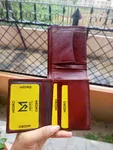 Medro Premium Genuine Leather Bi-Fold Wallet for Men with Gift Box - Available at AfnoBazar Nepal