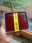 Medro Premium Genuine Leather Bi-Fold Wallet for Men with Gift Box - Available at AfnoBazar Nepal