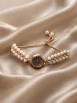 ashion Elegant Bracelet Watch Adjustable Rhinestone Quartz Watch Chain Pendant Wrist Watch Women Girls - Available at AfnoBazar Nepal
