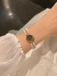 ashion Elegant Bracelet Watch Adjustable Rhinestone Quartz Watch Chain Pendant Wrist Watch Women Girls - Available at AfnoBazar Nepal