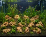 (1 Kg) Natural Volcanic Red Lava Rocks, Versatile Pebbles for Fish Tank Landscaping, Succulent Planters, Vase Filler & Garden Accents, Indoor Outdoor Gas Fyre Pits Fyreplaces - Available at AfnoBazar Nepal