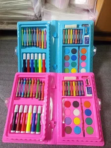 42 Pcs Color Box Collection Set for Kids - Multi-Color Art & Craft Stationery Kit - Available at AfnoBazar Nepal