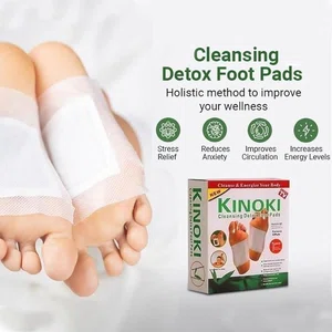 Kinoki Cleansing Detox Adhesive - Kinoki Foot Pads for Personal 10Pads - Available at AfnoBazar Nepal