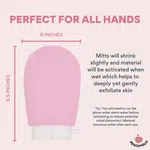 Exfoliating Glove Dead Skin Remover - Korean Body Scrubber Exfoliator, Deep Exfoliating Mitt for Body - Available at AfnoBazar Nepal