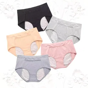 Women's Cotton Mid Waist with Secret Pocket Period Panties | Soft Breathable Hipster Underwear  - Available at AfnoBazar Nepal