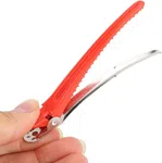 Professional Alligator Hair Clips For Sectioning - Plastic Duckbill Hairpins Barber Styling Grip Clamps Pack Of 12 - Available at AfnoBazar Nepal