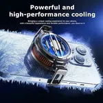 MEMO CX07 Magnetic Semiconductor Phone Cooler Fan 15W RGB Mobile Cooling Fan for Gaming Phones & Tablets - Available at AfnoBazar Nepal