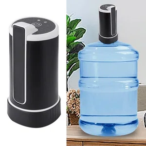 High Power Rechargeable Electric Water Jar Pump Dispenser | USB Charging | 2 Speed Modes | Auto Timer | Portable Drinking Water Pump for 5L-20L Bottles - Available at AfnoBazar Nepal