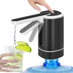 High Power Rechargeable Electric Water Jar Pump Dispenser | USB Charging | 2 Speed Modes | Auto Timer | Portable Drinking Water Pump for 5L-20L Bottles - Available at AfnoBazar Nepal
