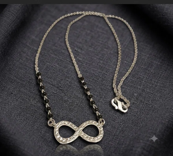PURE SILVER INFINITY POTE MANGALSUTRA - Available at AfnoBazar Nepal
