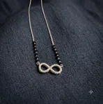 PURE SILVER INFINITY POTE MANGALSUTRA - Available at AfnoBazar Nepal