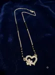 PURE SILVER HEART SHAPE POTE MANGALSUTRA FOR WOMEN - Available at AfnoBazar Nepal