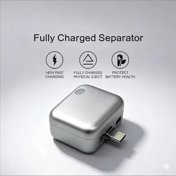 100% MG19 Smart Power Auto Disconnector – Type-C Charging Cut-Off Protector - Available at AfnoBazar Nepal