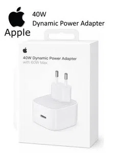 100% Apple 40W Dynamic Power Adapter with 60W Max (Type C to C/ Type C & Lightning Cable) - Available at AfnoBazar Nepal