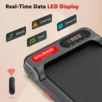 Sparnod Fitness STH-3002 Home Use Walking Pad & Treadmill Compact Ultra-Slim , Ready to Use , Shock Absorption, , LED Display , 100 Kg Capacity - Available at AfnoBazar Nepal