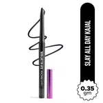 Hilary Rhoda Slay All Day Kajal | Long-Lasting & Waterproof | Smudge-Proof & Transfer-Proof | Deep Black Matte Finish | Intense Pigment | Retractable Kajal Pencil for Eyes | 0.35g - Available at AfnoBazar Nepal
