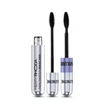 Double trouble mascara | Bold Black Finish | 2-in-1 Volumises & Lengthens | Waterproof & Smudge-Proof | Highly pigmented | Curl Enhancing | Clump-Free | 12ml - Available at AfnoBazar Nepal