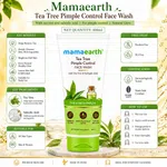 Mamaearth Tea Tree Pimple Control Face Wash – 100ml - Available at AfnoBazar Nepal