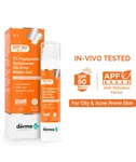 The Derma Co 1% Hyaluronic Sunscreen Aqua Gel SPF 50 PA++++, Lightweight & Non-Greasy Sunscreen with Hyaluronic Acid & Vitamin E – 50 g - Available at AfnoBazar Nepal