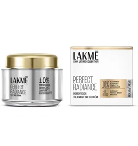 Lakmé Perfect Radiance Day Gel Crème with 10% Niacinamide Resorcinol Complex & Antioxidants – Pigmentation Treatment & Skin Brightening Day Cream – 50 g - Available at AfnoBazar Nepal