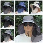 Universal Men & Women Bucket Hats, Sun Hats, Rava Barak, Neck Fisherman's Brim, Durable Wide Sunscreen, Flap Cap Set, Fishing Hats - Available at AfnoBazar Nepal