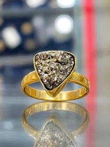 pyrite Ring - Available at AfnoBazar Nepal