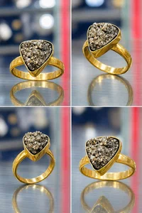 pyrite Ring - Available at AfnoBazar Nepal