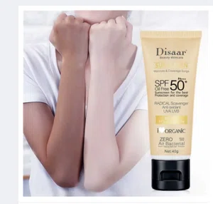 Disaar Beauty Skincare Oil Free SPF PA+++ 50+ Sunscreen Instant Protection UVA UVB Foundation - 40gm - Available at AfnoBazar Nepal