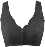 Front Side Buckle Lace Edge without Steel Ring Movement Seamless Gathering Adjustment Yoga Sleep Large Bra Bras for Women - Available at AfnoBazar Nepal