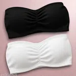 Tube Top/Tube Bra With Detectable Pad, Strapless, Seamless Bra For Women - Available at AfnoBazar Nepal