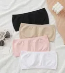Tube Top/Tube Bra With Detectable Pad, Strapless, Seamless Bra For Women - Available at AfnoBazar Nepal