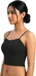 Women's Solid Slim Fit Cami Crop Top - Available at AfnoBazar Nepal
