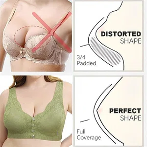 Women's Non-Wired Front Open Maternity Nursing Feeding Bra for Women Post Pregnancy Easy to Breastfeed Maternity Bra - Available at AfnoBazar Nepal