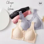 Women's Non-Wired Front Open Maternity Nursing Feeding Bra for Women Post Pregnancy Easy to Breastfeed Maternity Bra - Available at AfnoBazar Nepal