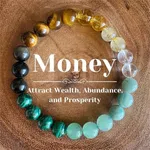 Money • Wealth • Prosperity • Abundance • Success Custom Size Round Smooth Stretch (8mm) Natural Gemstone Crystal Energy Bead Bracelet - Available at AfnoBazar Nepal