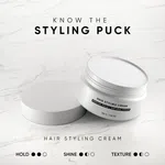 	Dasher Professional Premium Hair Styling Cream for Men | Medium Hold, Natural Finish Matte Hair Wax & Pomade Gel for Long Lasting Everyday Hairstyle 100g - Available at AfnoBazar Nepal