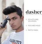 	Dasher Professional Premium Hair Styling Cream for Men | Medium Hold, Natural Finish Matte Hair Wax & Pomade Gel for Long Lasting Everyday Hairstyle 100g - Available at AfnoBazar Nepal