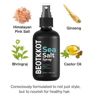 Sea-Salt Spray for Hair Styling, Instant Volume, Lightweight, Matte Finish, No Residue With Bhringraj & Vitamin E 100ml - Available at AfnoBazar Nepal