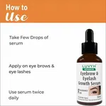 Eyebrow And Eyelash Growth Serum For Long And Thick Eyebrow And Eyelash 30ml - Available at AfnoBazar Nepal