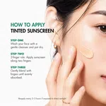RHYN Derma Tinted Sunscreen SPF 50+ PA+++ with 1% Hyaluronic Acid - 50 ml image 4