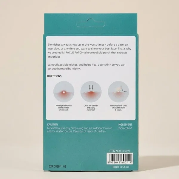 RHYN Derma Acne and Pimple Patch - 72 Patches