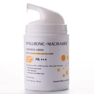 RHYN Derma Lotion Sunscreen SPF 50+ PA+++ with Hyaluronic Acid and Niacinamide - 50 ml