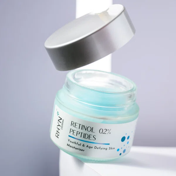 RHYN Derma Retinol Moisturizer with 0.2% Retinol and Peptides - 100 ml